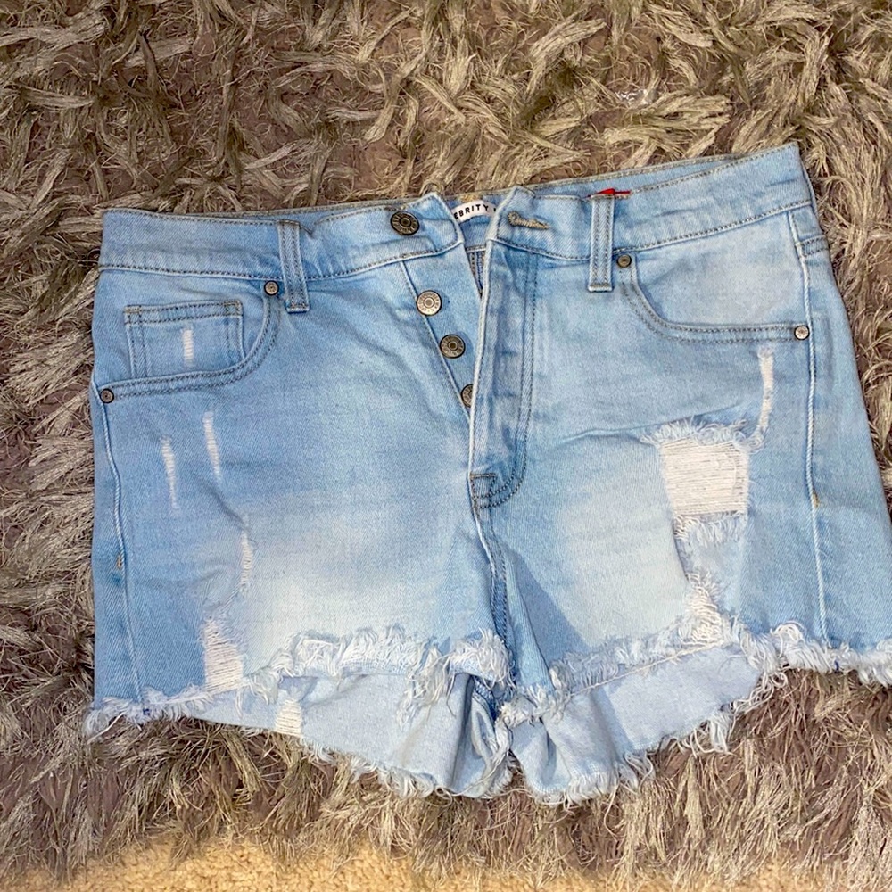 Celebrity Pink Denim Shorts